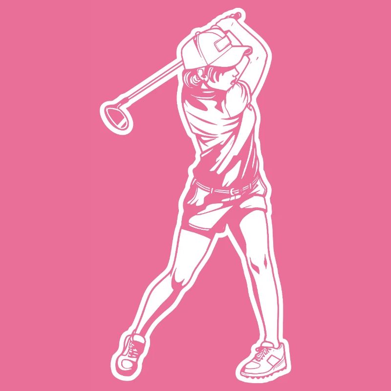 Golferin Skizze