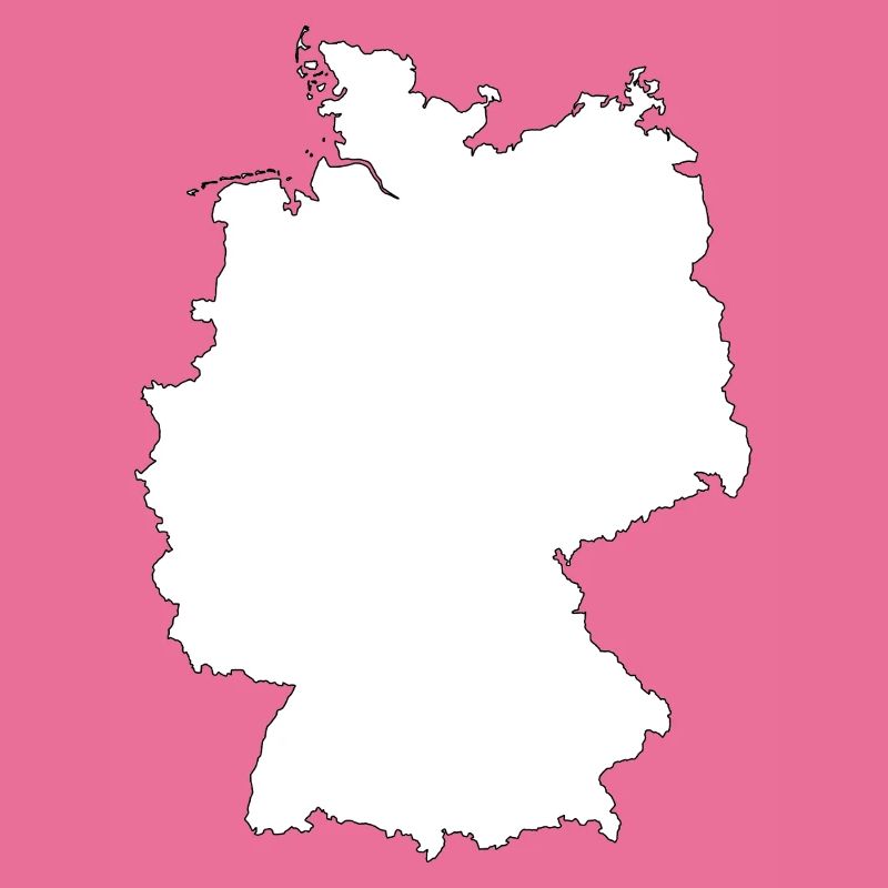 Deutschland Karten Silhouette