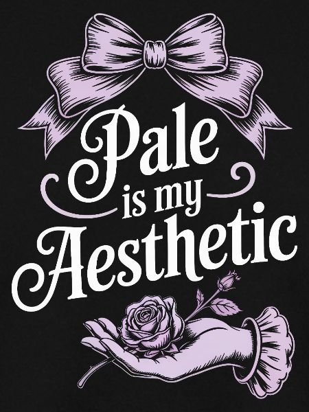 Pale Aesthetic Script with Bow