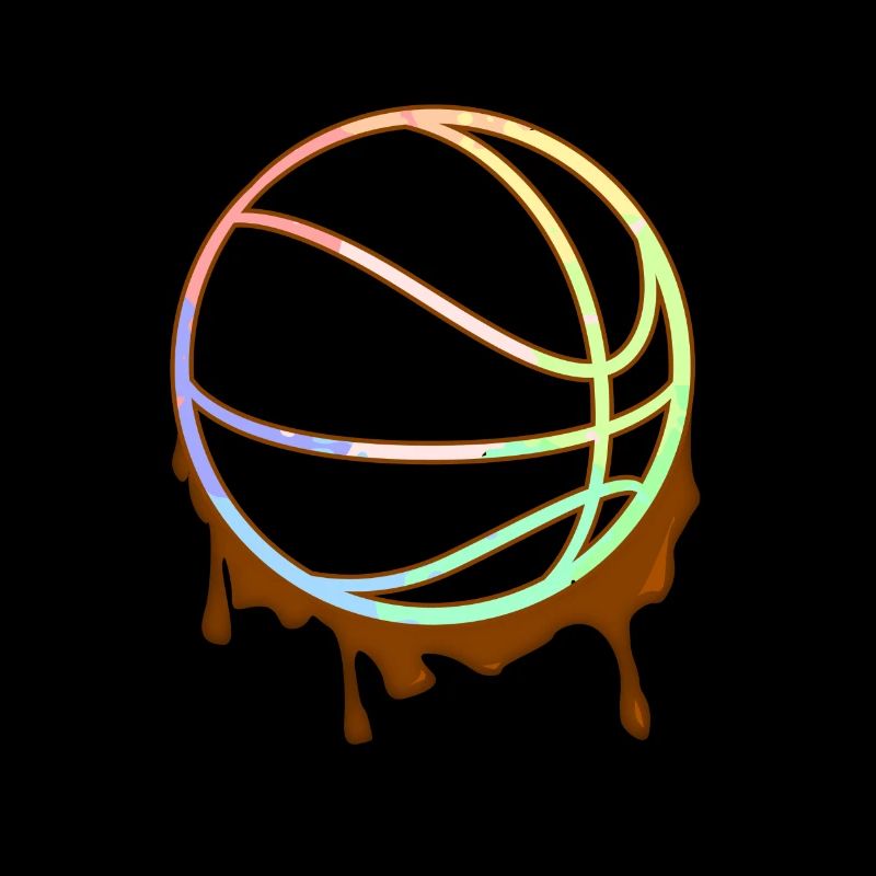 Basketball Pastel Farbverlauf