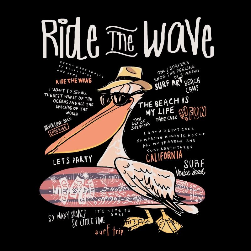 Pélicans de surf