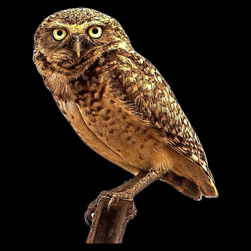 le hibou la chouette