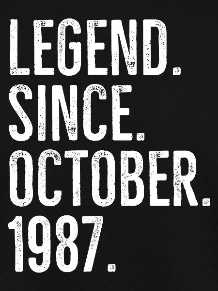 Legend Since October 1987