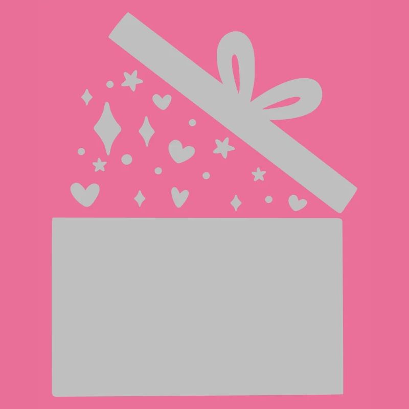 Geschenk einfärbig