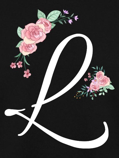 Buchstabe l Blumen