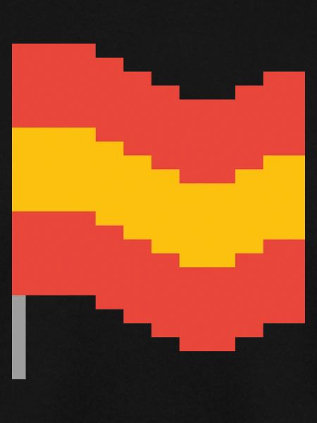 Spanien Flagge Pixel Art