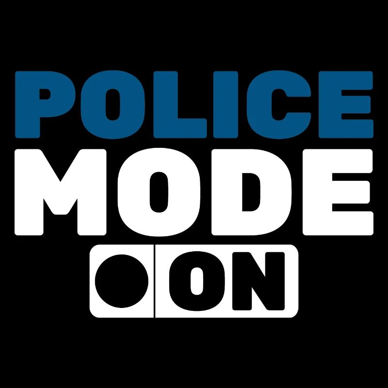 Police mode on gift funny