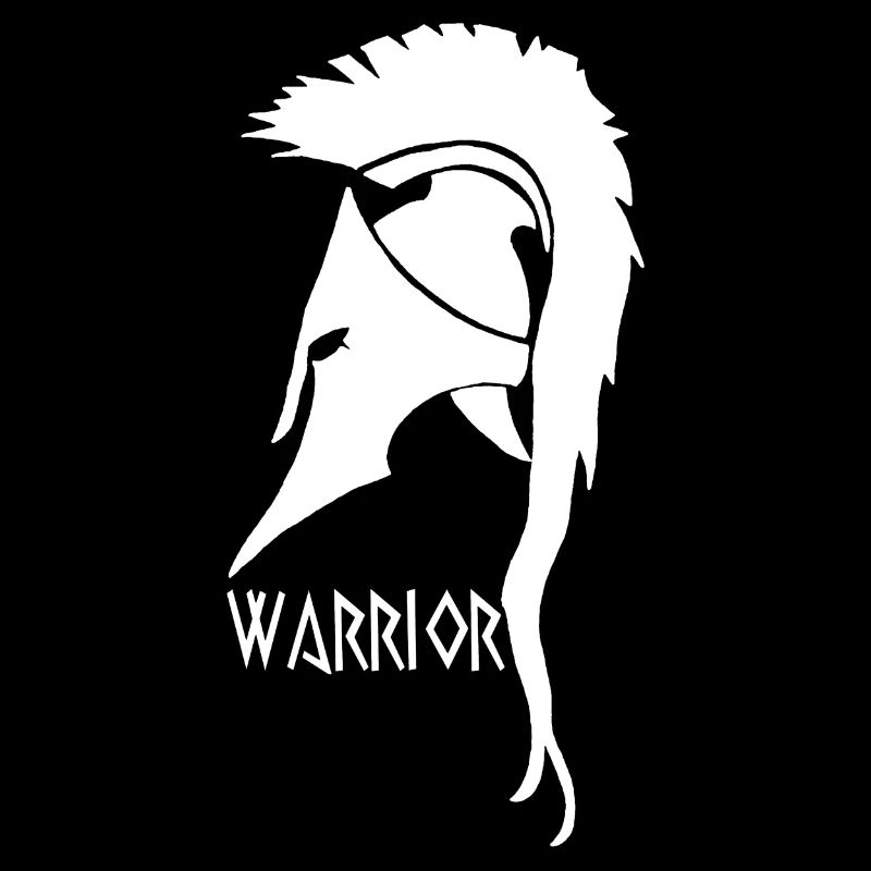 Antiker weißer Kriegerhelm