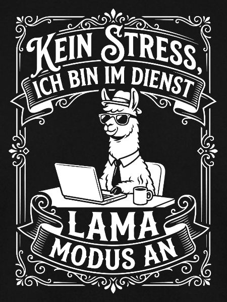 Lama im Dienst – Kein Stress
