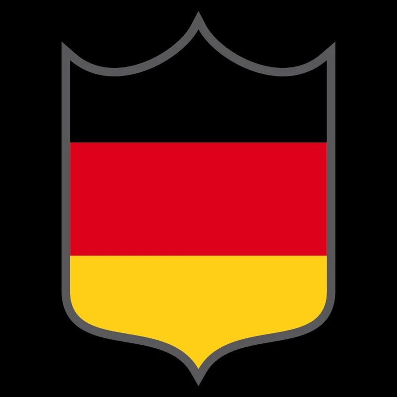 Blason du drapeau allemand