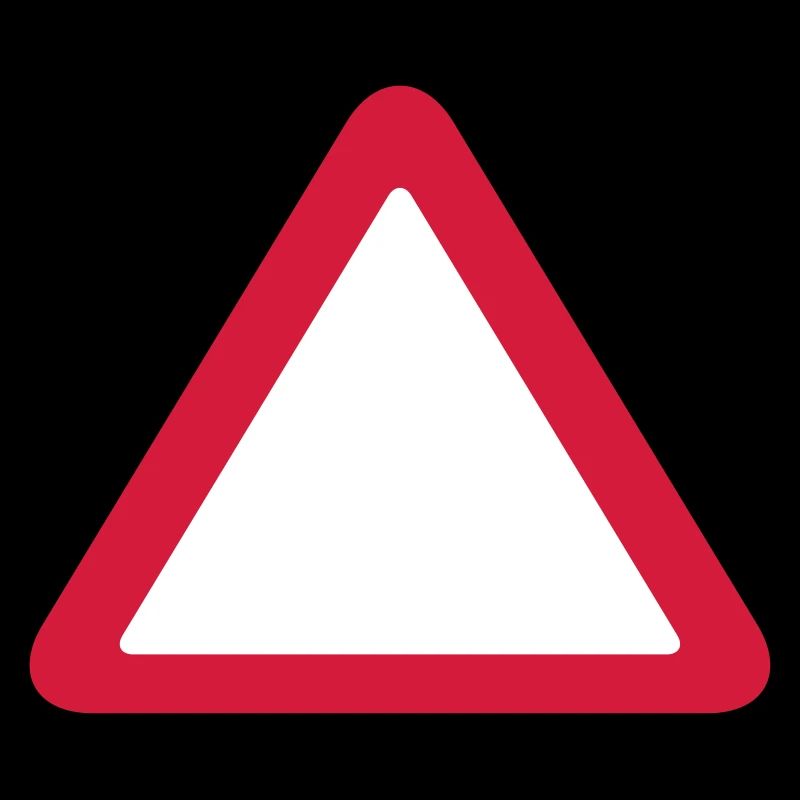Accorder la priorité, panneau de signalisation de circulation