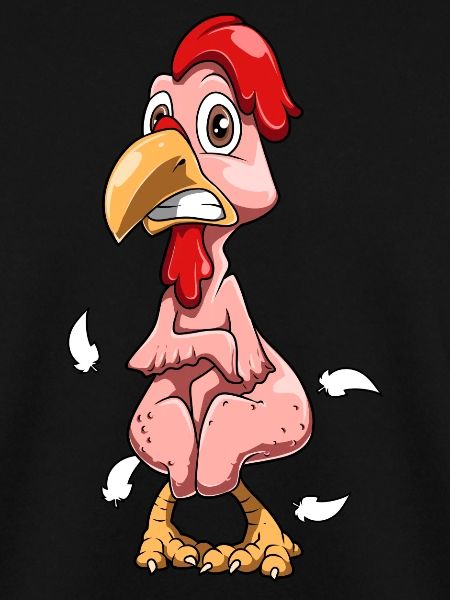 Gerupftes Huhn