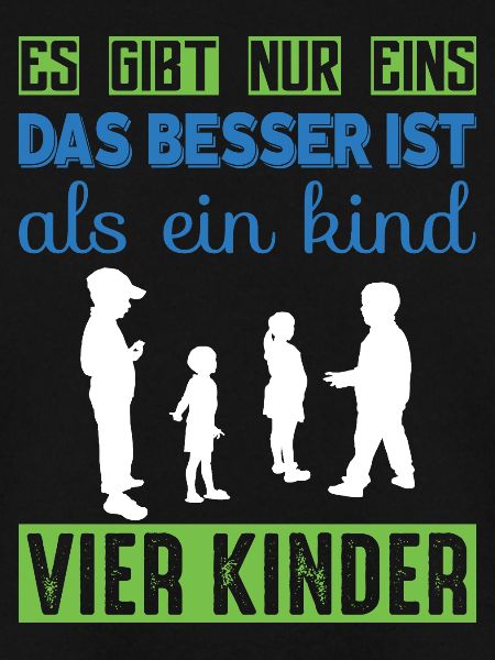 Vier Kinder