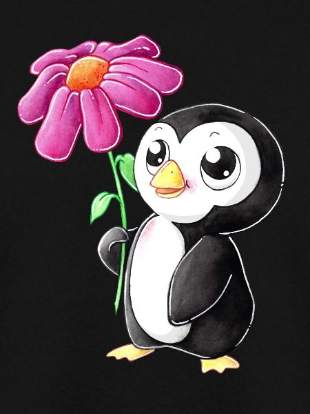 Putziger Comic Pinguin