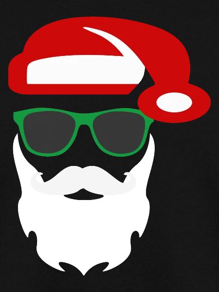 Trendiger Weihnachtsmann