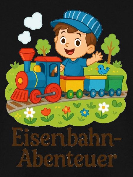Eisenbahn Abenteuer Kindermotiv