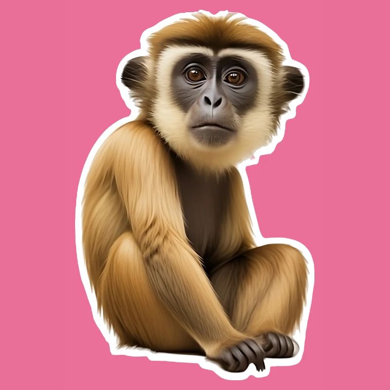 Gibbon-Äffchen