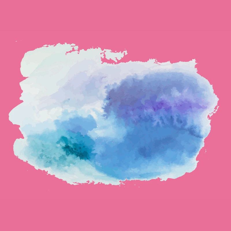watercolour blue