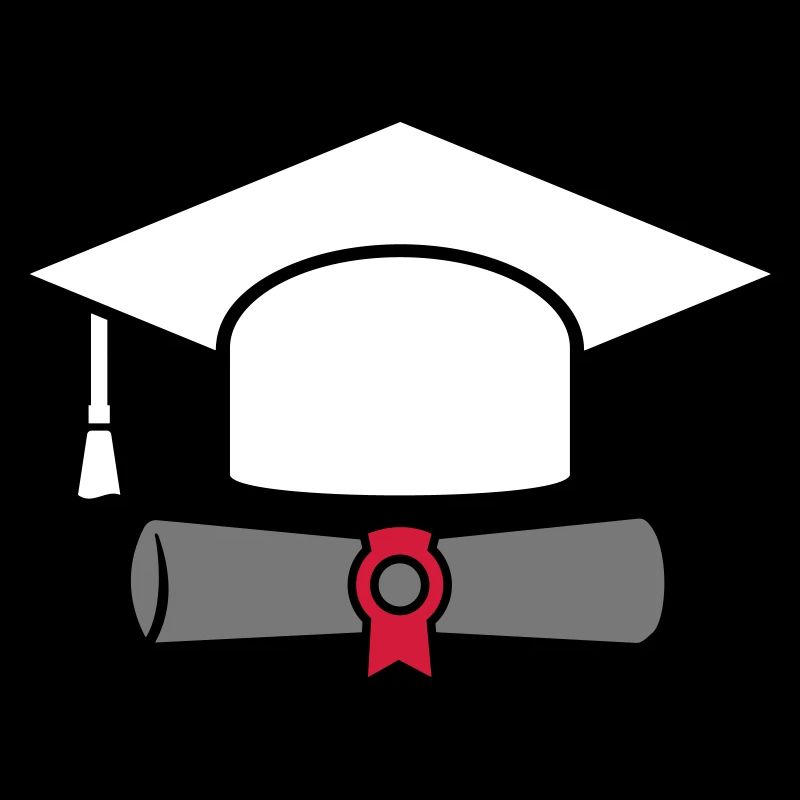 Doctor's hat with certificate - gift for graduation
