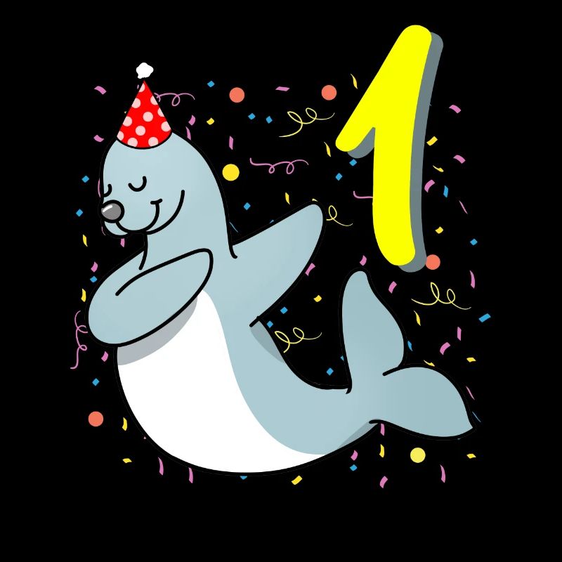1 Jahr Alt Robbe Geburtstag
