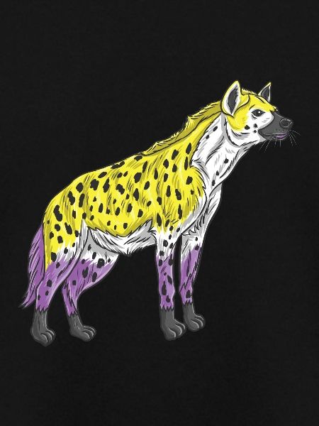 Hyena Non-binary pride Nonbinary Pride