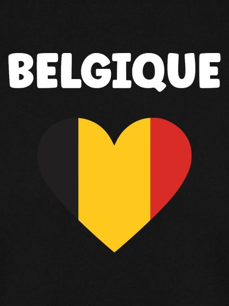 Belgisches Trikoloreherz