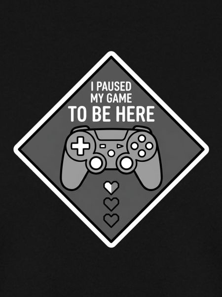 Pausenmodus Gaming Herzdesign