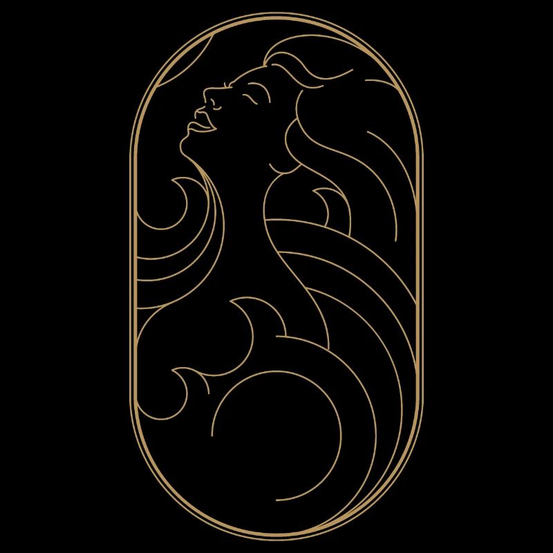 Beauty Artdeco Digital Art Prints - Objets de collection