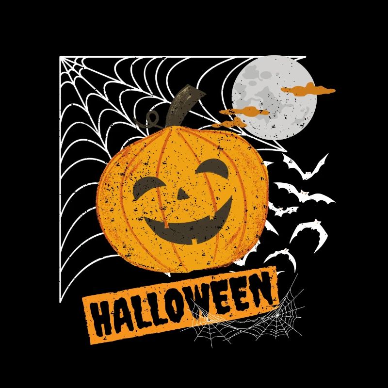 Halloween mit Spinnennetz