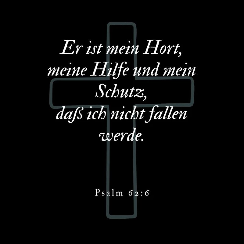 Bibelvers - Psalm 62,6