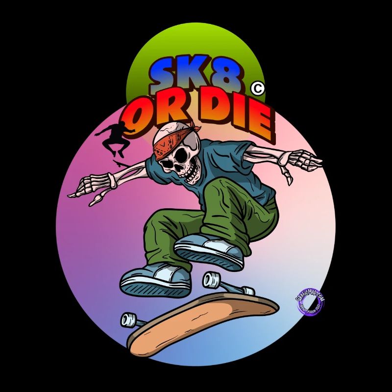 Skeleton Skateboard