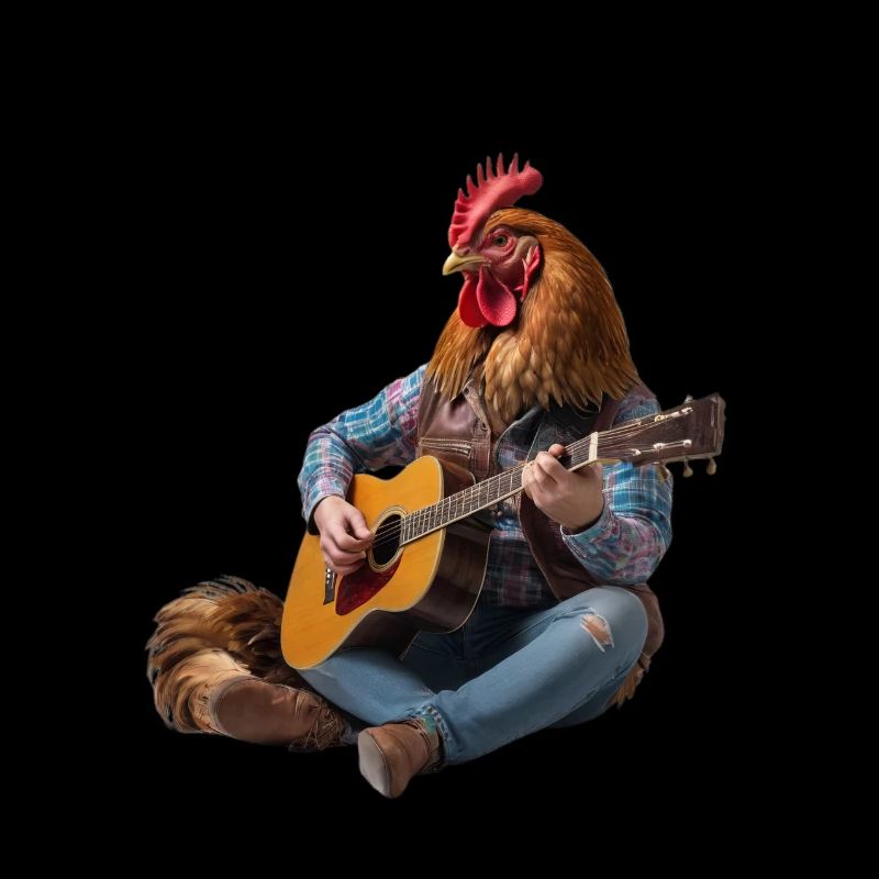 Rooster Hen Gitarre