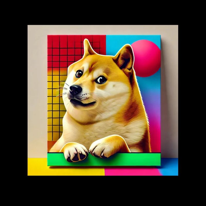 Pop-Art Hund