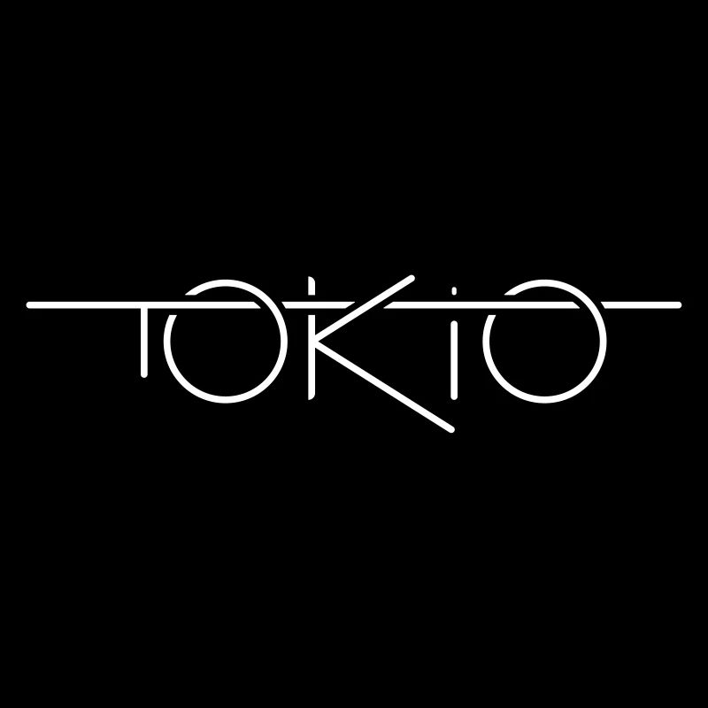 Tokio Tokyo Monogramm Japanisch Statement Geschenk