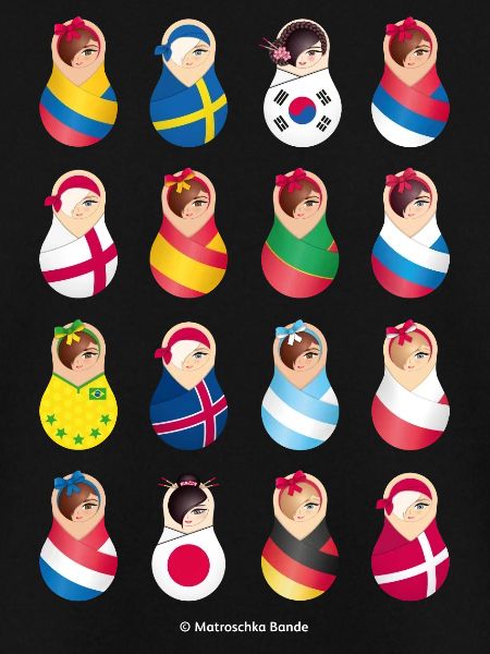 Matroschka Fußball Teams