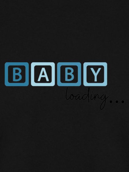 Baby loading…Aufdruck