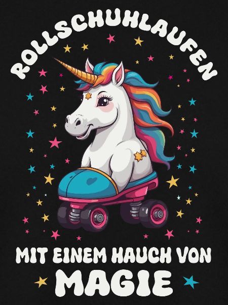 Einhorn Rollschuhlaufen