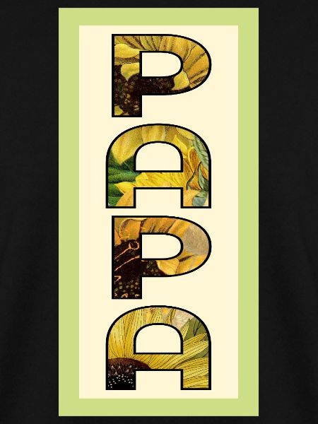 Sonnenblumenfeld Papa