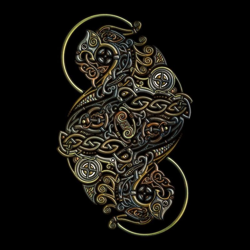 Groß Wikinger Ornament