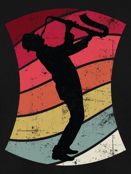 Jazz Saxophonist Retro