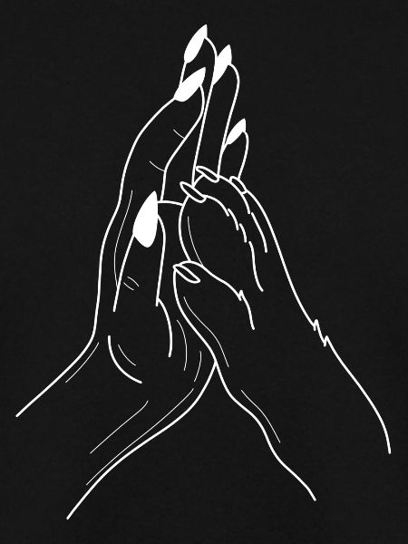 Hand Pfote Highfive