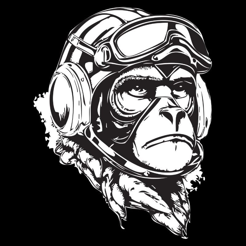 detaillierter Gorilla