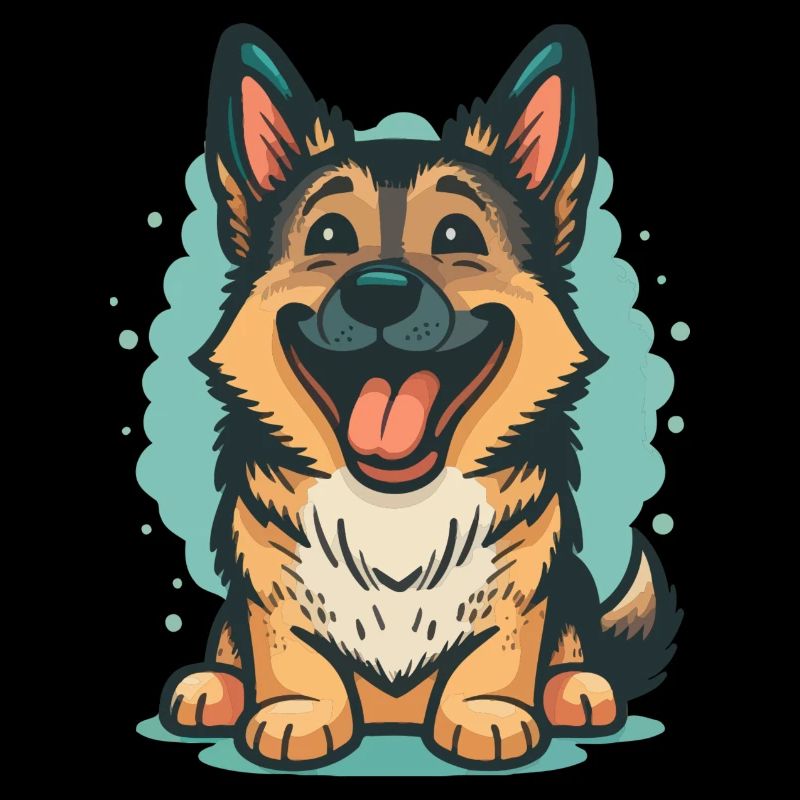 Chibi German Shepherd