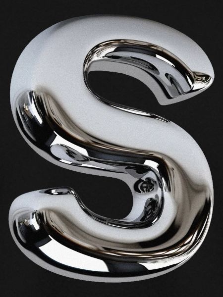 Chrome Letter S