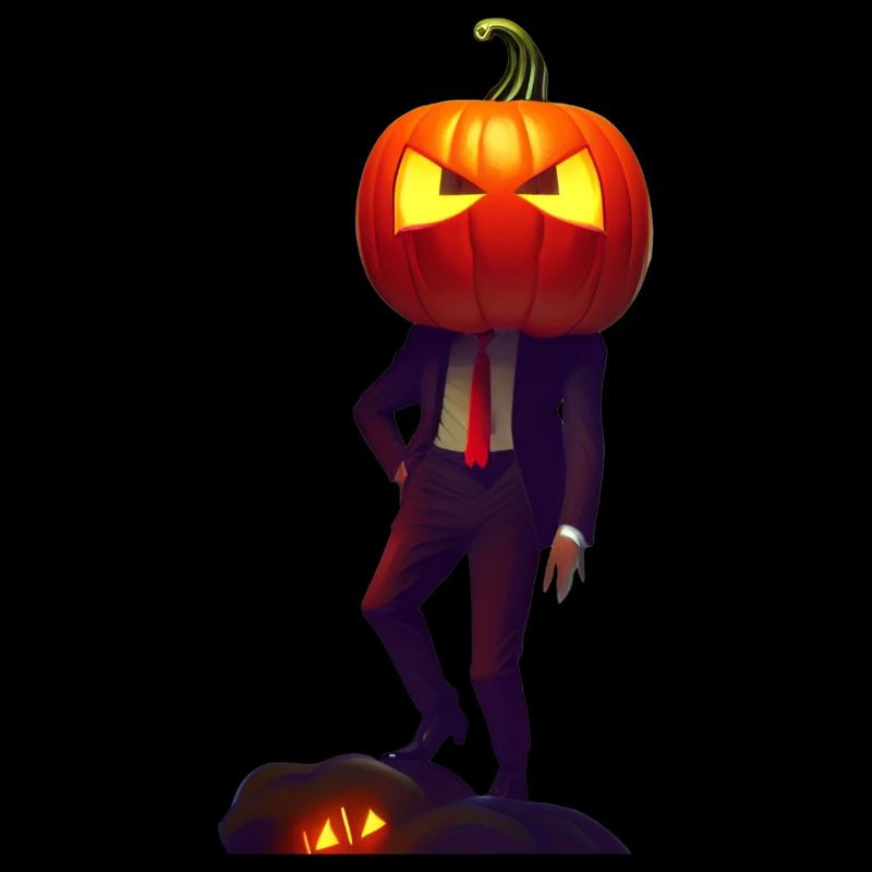 geschäftiger Kürbis - Halloween