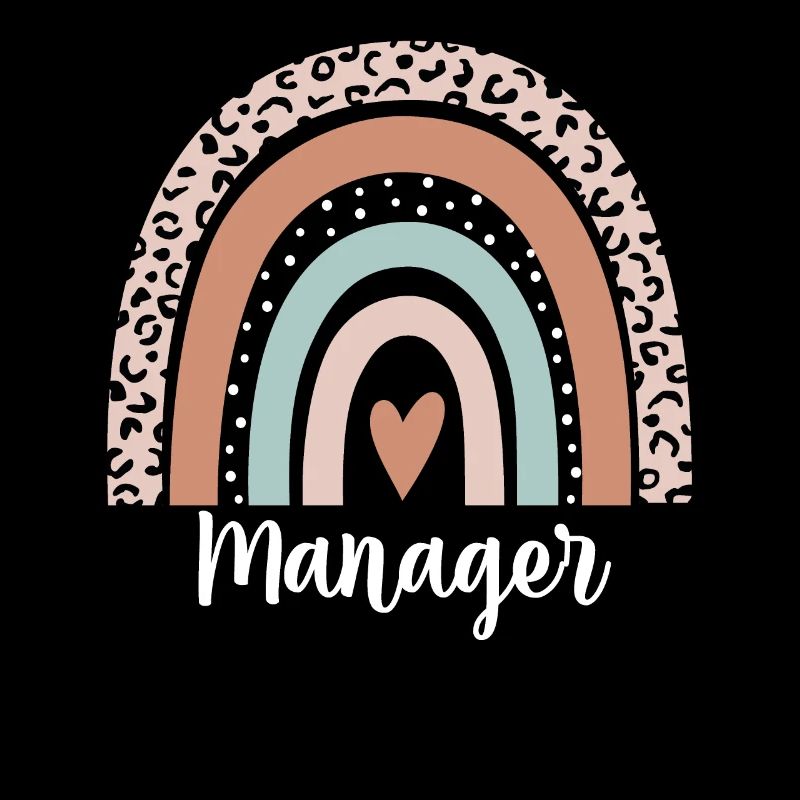 Manager Rainbow Leopard Drôle Manager Appréciation