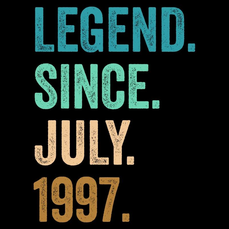 Legend Since July 1997 25. Geburtstag