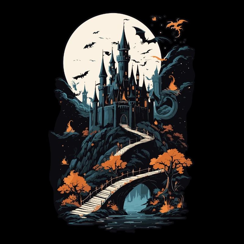 Spooky Haunted Castle Magical Haunted Castle