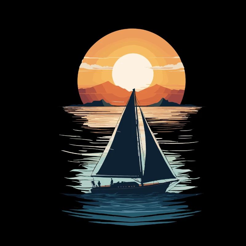 Sunset Sailing Adventure Sea