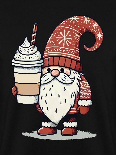 Weihnachtsgnom Mit Kaffee Wichtel